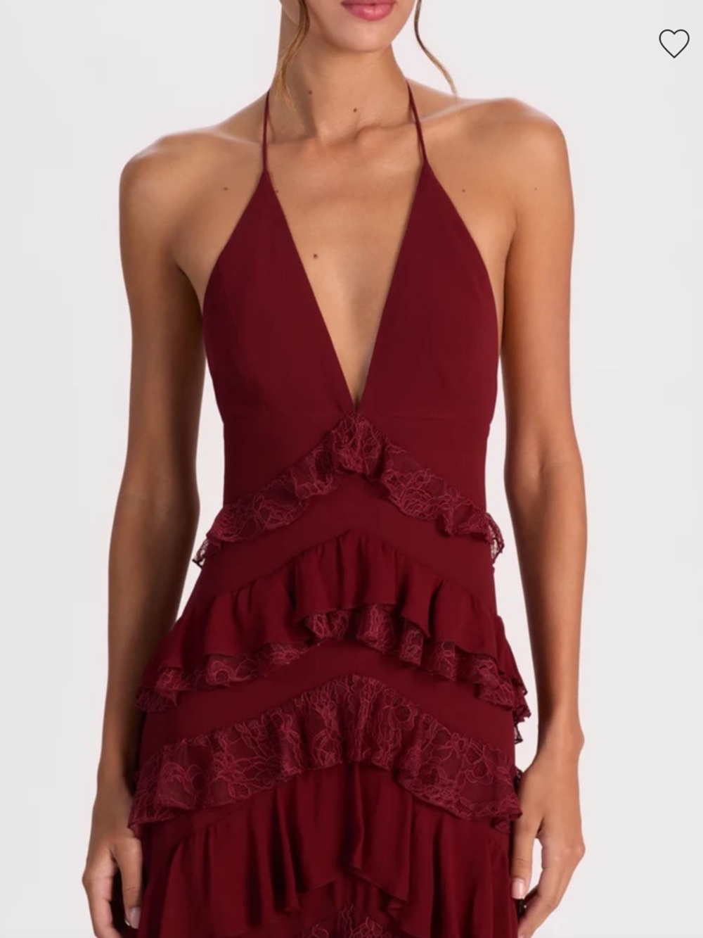 ALICE + OLIVIA Liana Tiered Ruffled Maxi Dress - Picture 4 of 11